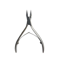 Hoektang Johann Kürtz 10 cm – rechte bek – RVS satijn – dubbele veer